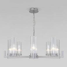 Подвесная люстра Eurosvet Arganie 60133/8 серебро 4