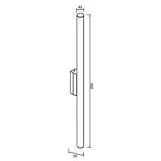 Настенный светильник-подсветка Mantra ANTIGA 9262 3
