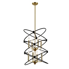 Подвесная люстра Indigo Trionfo V10020/8R Black V000486