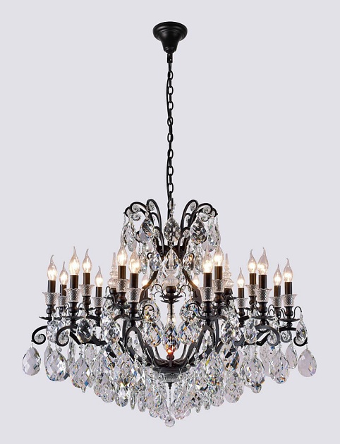 Подвесная люстра Crystal Lux Magnifico SP19 Black/Transparent изображение 4 Подвесная люстра Crystal Lux Magnifico SP19 Black/Transparent Фото № 4