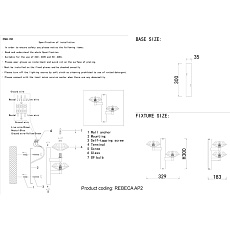 Бра Crystal Lux Rebeca AP2 Gold 1