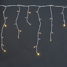 Cветодиодная гирлянда Sneha бахрома 230V теплый белый мерцающий A-056R WW/W FLASH