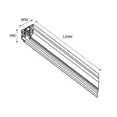 Шинопровод Favourite 2М Logica 1014-TB-200 3
