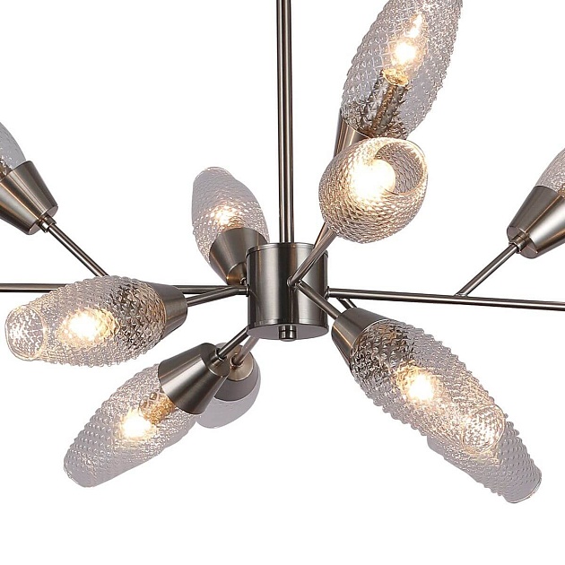 Потолочная люстра Escada Desire 10165/12PL Nickel изображение 2 Потолочная люстра Escada Desire 10165/12PL Nickel Фото № 2