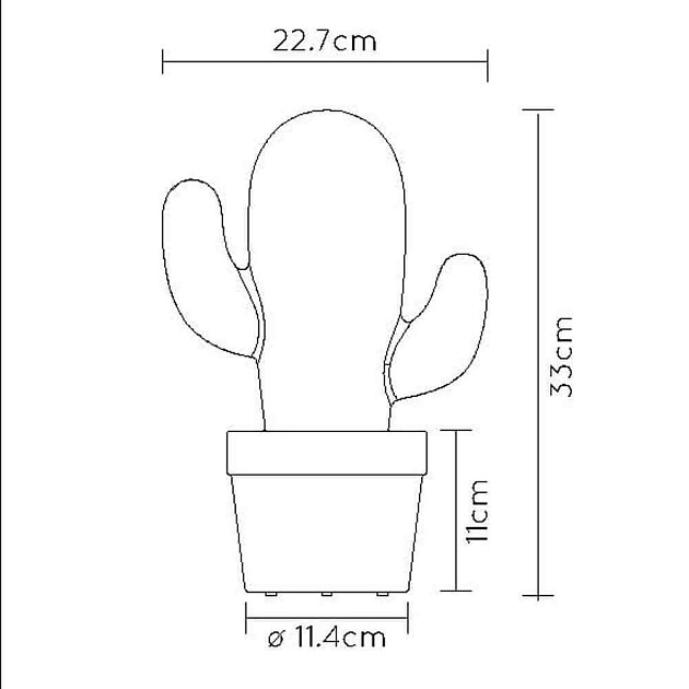 Уличный светодиодный светильник Lucide Cactus 13813/02/31 изображение 4 Уличный светодиодный светильник Lucide Cactus 13813/02/31 Фото № 4