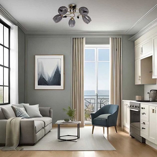 Люстра потолочная De City Клэр 463012505 Фото № 8