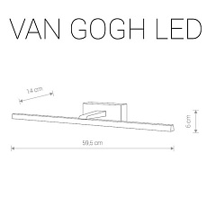 Подсветка для зеркал Nowodvorski Van Gogh Led 9352 1