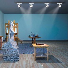 Трековый однофазный светодиодный светильник Novotech Port Pirum 358432 1