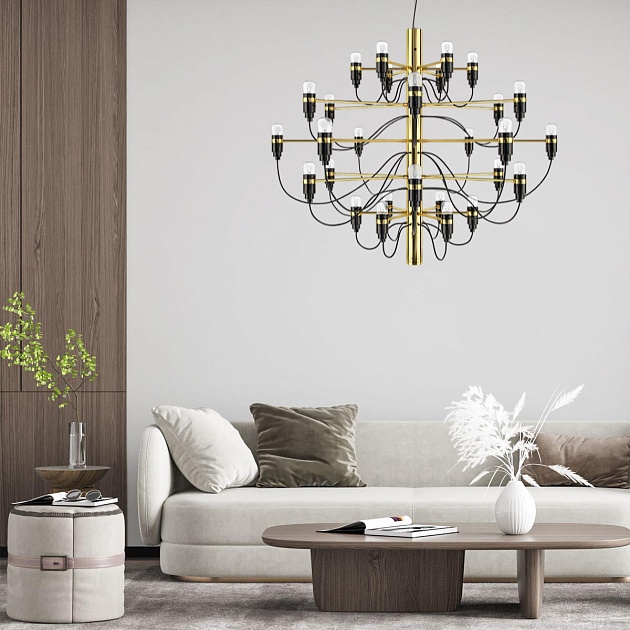 Подвесная люстра Loft IT Gino 10196/1000 Gold изображение 5 Подвесная люстра Loft IT Gino 10196/1000 Gold Фото № 5