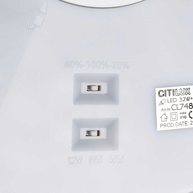 Потолочный светодиодный светильник Citilux Norma CL748401 изображение 10 Потолочный светодиодный светильник Citilux Norma CL748401 Фото № 10