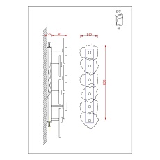 Настенный светодиодный светильник Divinare Eleanor 1713/17 AP-12 1