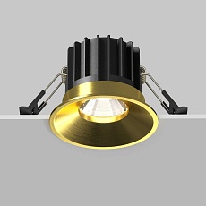 Встраиваемый светодиодный светильник Maytoni Round DL058-12W4K-BS 2