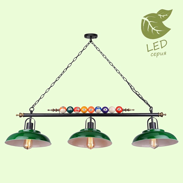 Подвесная люстра Lussole Loft Badger GRLSP-9542 изображение 3 Подвесная люстра Lussole Loft Badger GRLSP-9542 Фото № 3