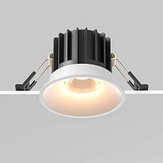 Встраиваемый светодиодный светильник Maytoni Round DL058-12W3K-W 2
