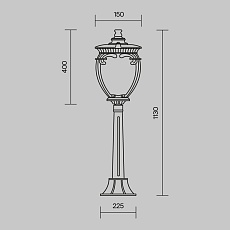 Уличный светильник Maytoni Fleur O414FL-01GB1 1