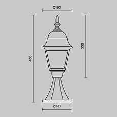 Уличный светильник Maytoni Abbey Road O004FL-01B 1