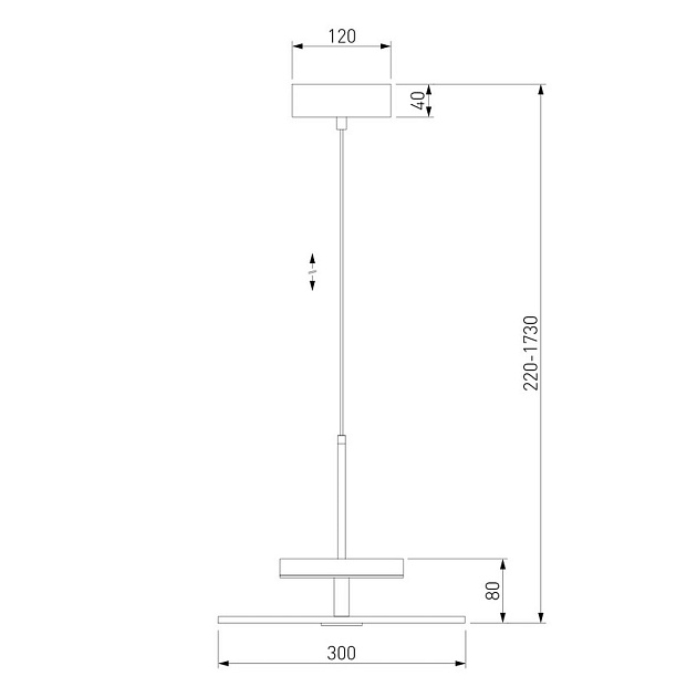 Подвесной светодиодный светильник Eurosvet Thasos 40342 LED латунь Фото № 2