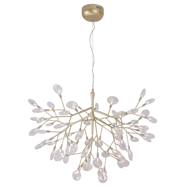 Подвесная люстра Crystal Lux Evita SP63 Gold/Transparent изображение 1 Подвесная люстра Crystal Lux Evita SP63 Gold/Transparent Фото № 1