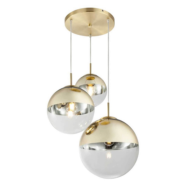 Подвесной светильник Toplight Glass TL1203H-03GD изображение 1 Подвесной светильник Toplight Glass TL1203H-03GD Фото № 1