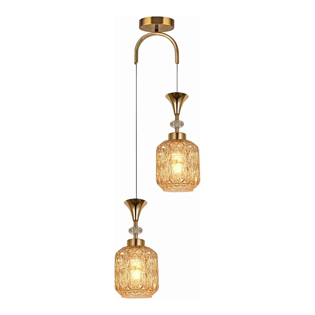 Подвесной светильник Reluce 02003-0.9-02 Amber Фото № 1