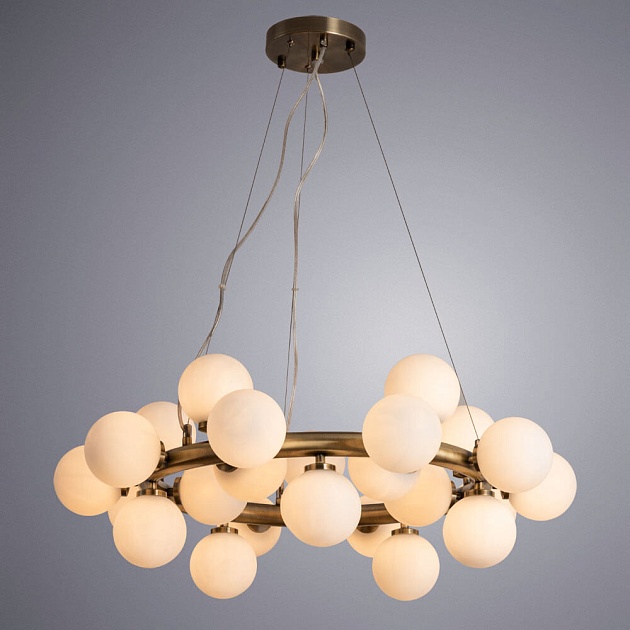 Подвесная люстра Arte Lamp Bolla-Piccolo A3988SP-25AB изображение 3 Подвесная люстра Arte Lamp Bolla-Piccolo A3988SP-25AB Фото № 3