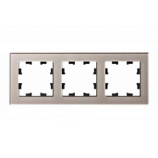 Рамка 3-постовая Systeme Electric AtlasDesign Nature шампань ATN320503