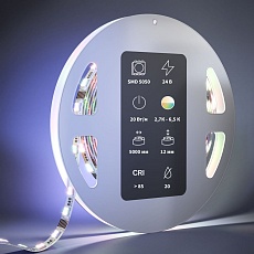 Светодиодная лента Maytoni 20W/m 60LED/m 5050SMD белый + RGB 5M 201136 1