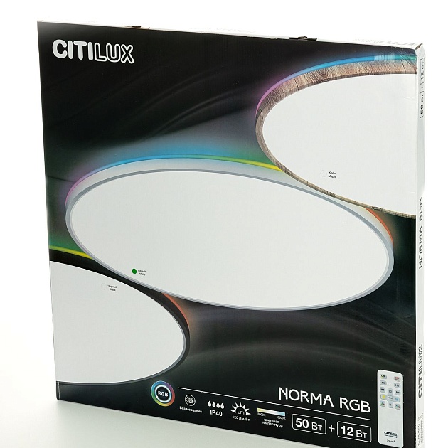 Потолочный светодиодный светильник Citilux Norma CL749600 изображение 3 Потолочный светодиодный светильник Citilux Norma CL749600 Фото № 3