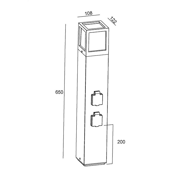 Ландшафтный светильник Deko-Light Facado Socket 733064 Фото № 3