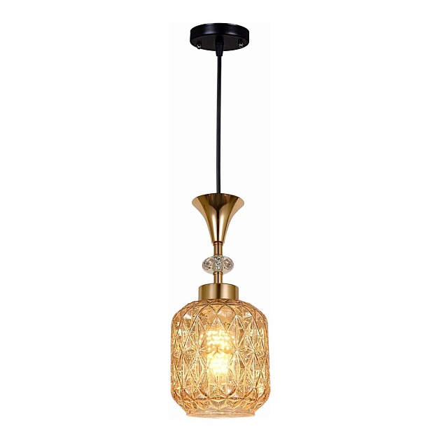 Подвесной светильник Reluce 02003-0.9-01 Amber Фото № 1