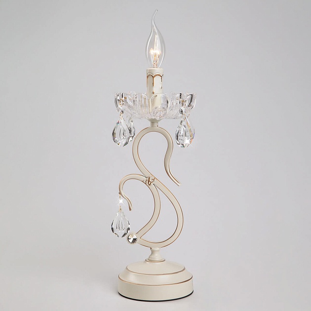 Настольная лампа Eurosvet 12205/1T белый Strotskis Фото № 1