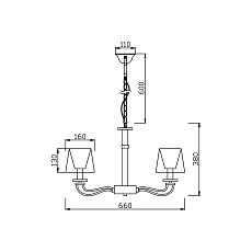 Подвесная люстра Vele Luce Olimpia VL1764L05 3