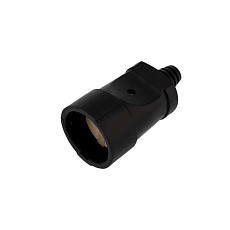 Розетка разборная без з/к 10А черная REXANT 11-8540