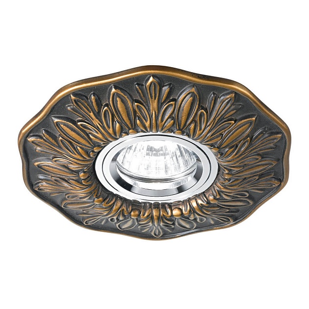 Встраиваемый светильник Ideal Lux Polka FI1 Brunito 115580 Фото № 1