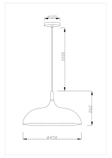 Подвесной светильник Moderli Hygo V11451-1P 1
