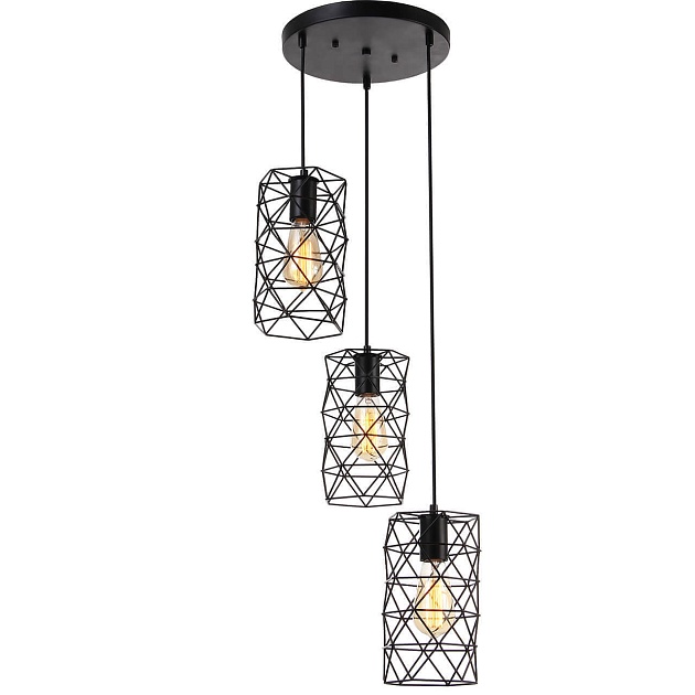 Подвесной светильник Toplight Marcia TL1175H-03BK изображение 1 Подвесной светильник Toplight Marcia TL1175H-03BK Фото № 1