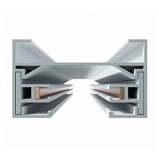 Шинопровод FerGipps 1м 2TRA White 1000x34x20 mm 220V белый 2TRA УТ000001997