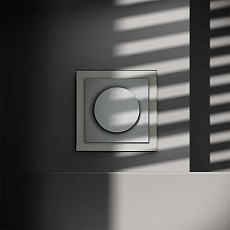 Светорегулятор встраиваемый Voltum S70 поворотно-нажимной 600 Вт, (сталь) VLS070305 5