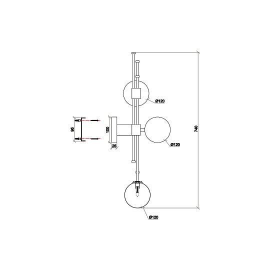 Бра Vele Luce Paradise VL5774W13 Фото № 5