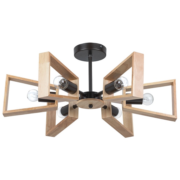 Потолочная люстра Arte Lamp Brussels A8030PL-6BK изображение 1 Потолочная люстра Arte Lamp Brussels A8030PL-6BK Фото № 1