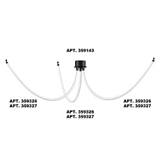 Подвесной светодиодный светильник Novotech Ramo Konst 359327 5
