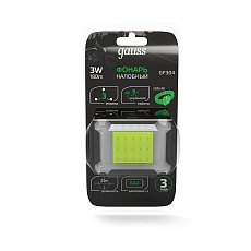 Налобный светодиодный фонарь Gauss от батареек 65х45 180 лм GF304 4