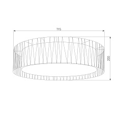 Потолочный светильник TK Lighting 1658 Harmony Black 1