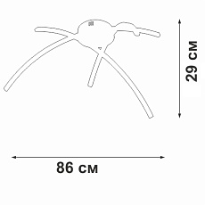 Люстра Vitaluce V25130DT-0/3PL 1