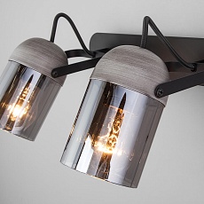 Спот Eurosvet Mars 20122/2 черный/тертый серый 2