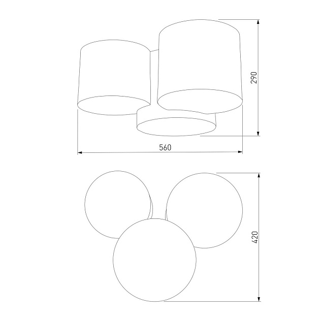 Потолочный светильник TK Lighting 3275 Mona Kids Фото № 3