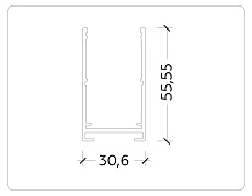 Шинопровод Ambrella Light Track System Magnetic 220V GL1005 1