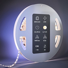 Светодиодная лента Maytoni 19,2W/m 240LED/m 2216SMD от теплого до холодного 5M 201126 2
