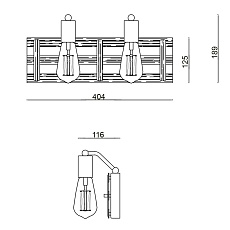 Бра Vele Luce Shield VL6385W02 3