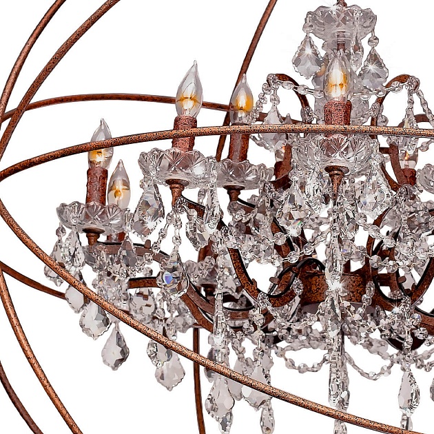 Подвесная люстра Loft IT Foucaults Orb Crystal Loft1897/15 изображение 3 Подвесная люстра Loft IT Foucaults Orb Crystal Loft1897/15 Фото № 3